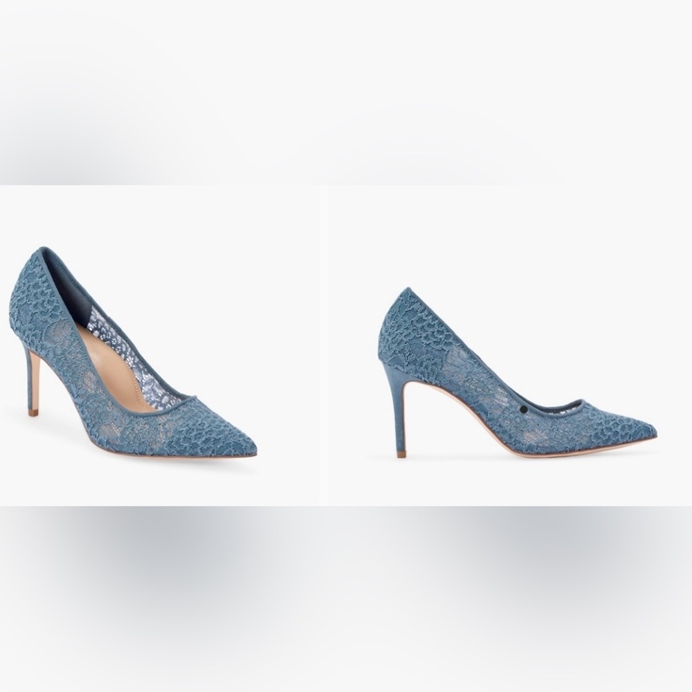 Woman’s lace heels